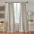 Brighton Windowpane Plaid Blackout Curtain Panel - Modern Farmhouse