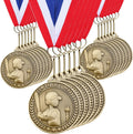 Remuuly 30 Pcs Gold Sports Medals 2ft - Bulk Awards for Teams