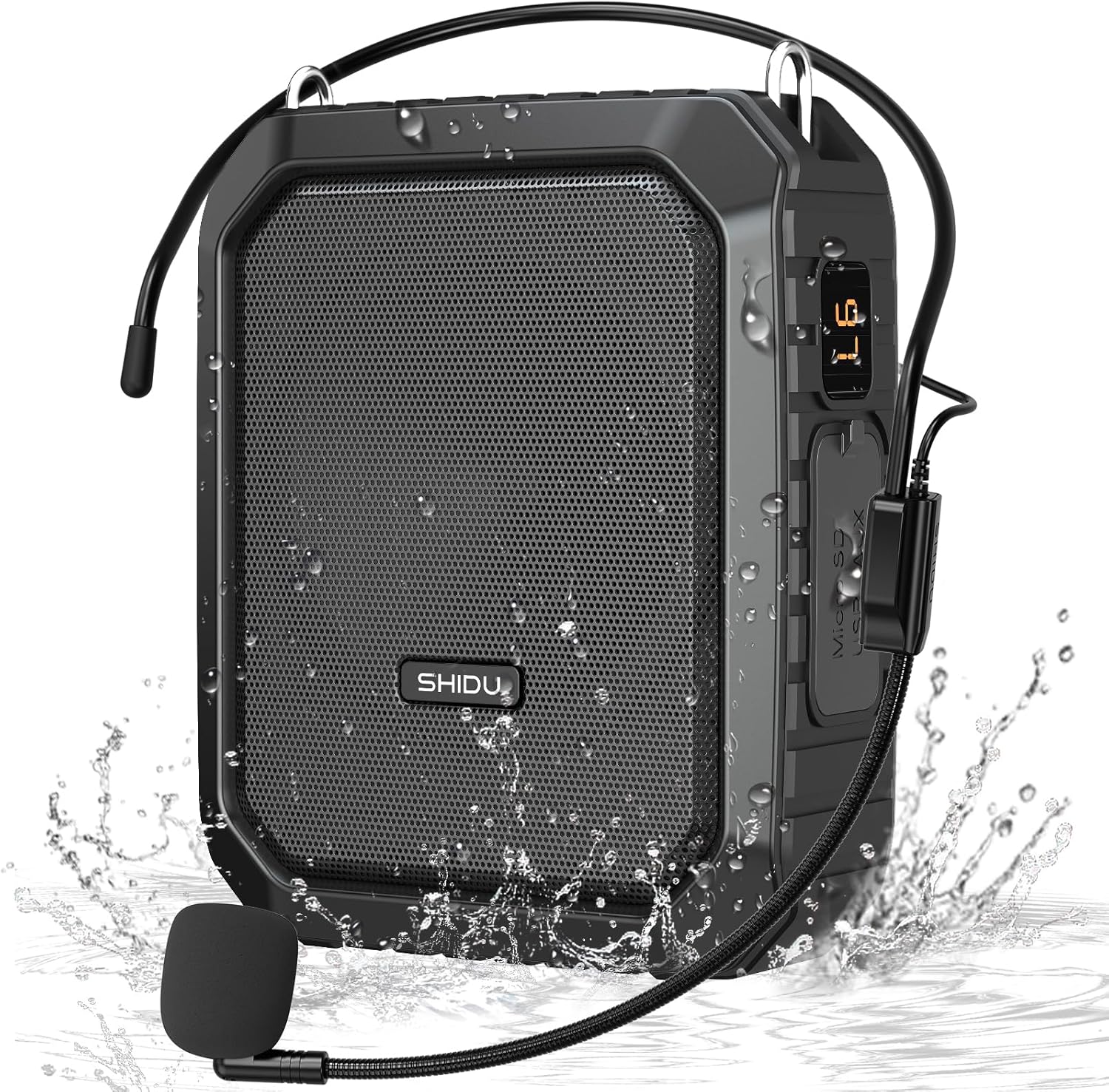 SHIDU 18W Voice Amplifier: Waterproof & Portable