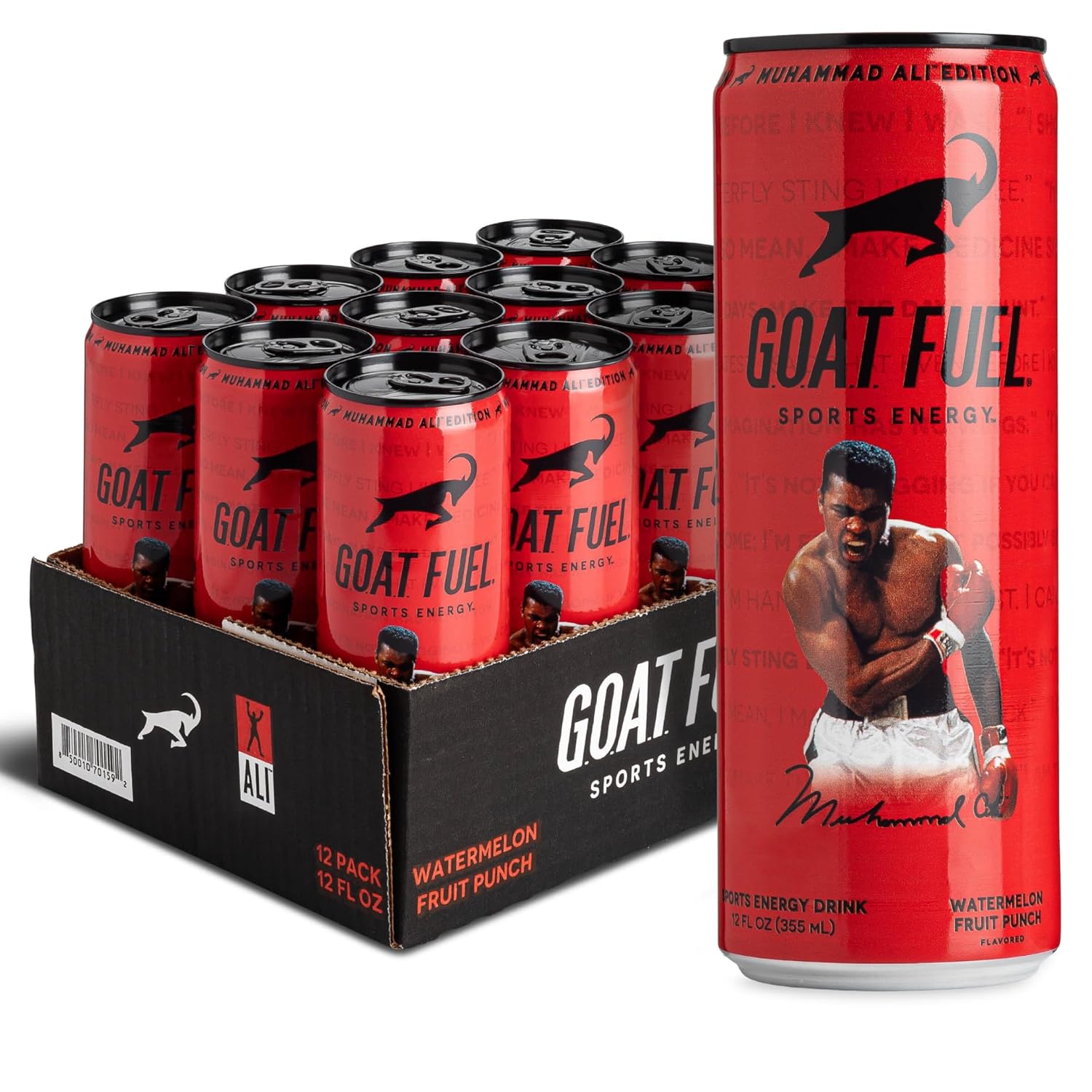 G.O.A.T. Fuel Energy Drink with Natural Caffeine & BCAAs