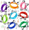 Jingle Bells Kids Band Wrist Bells Set - Bright 64-Piece Pack
