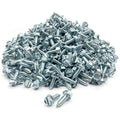 1000 Pack License Plate Screws #14x3/4 Zinc Clear - Rust Resistant
