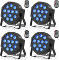 Battery Powered Stage Lights Rechargeable Par Lights - Portable RGBW