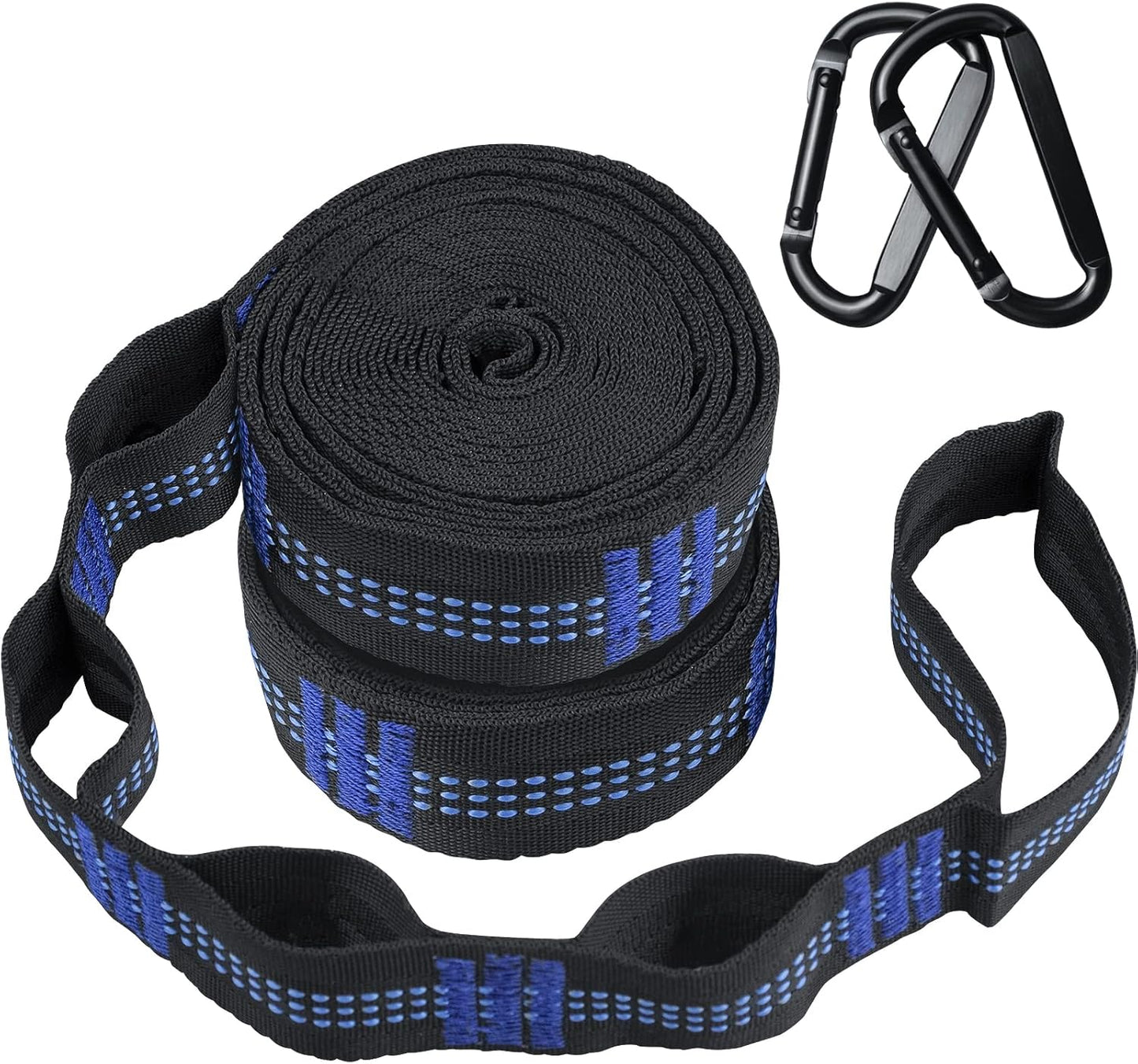 Raweao 20 ft Hammock Straps Set: Heavy Duty & 30+ Loops