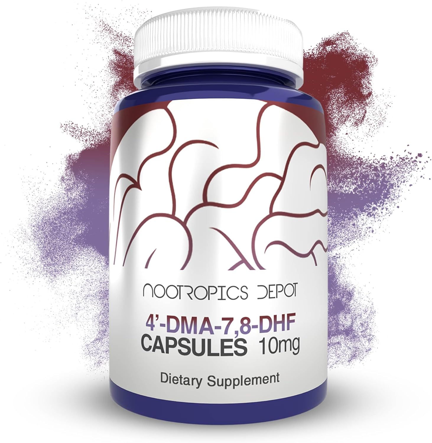 4ft-DMA-7,8-DHF Nutritional Supplement Capsules for Focus