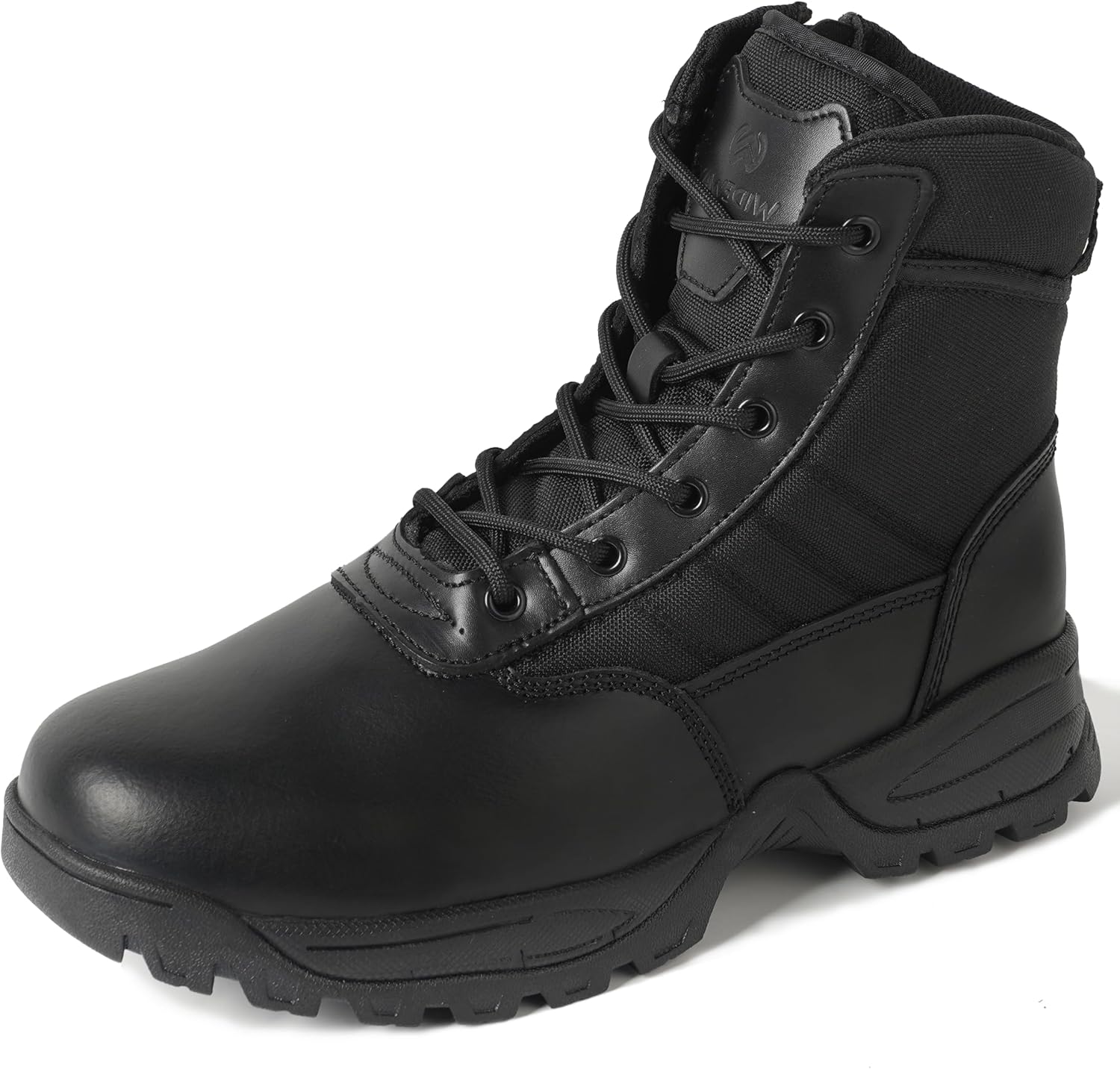 Men's Military Tactical Combat Boots with Side Zipper for Work