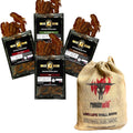 Delicious Bacon Jerky Gift Set for Men - 4 Flavor Variety Pack