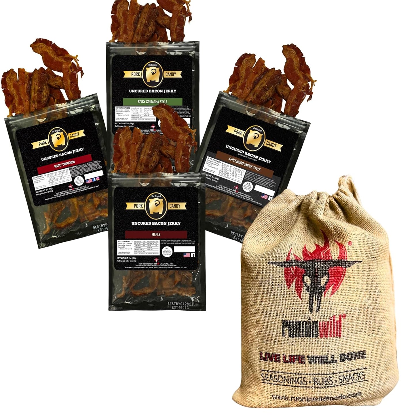 Delicious Bacon Jerky Gift Set for Men | Flavor-Packed Variety