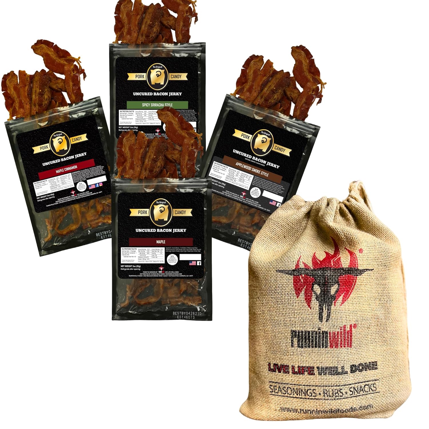 Delicious Bacon Jerky Gift Set for Men | Flavor-Packed Variety