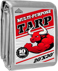 Tarp Heavy Duty 20x30ft Waterproof Tarp - Durable Weatherproof Cover