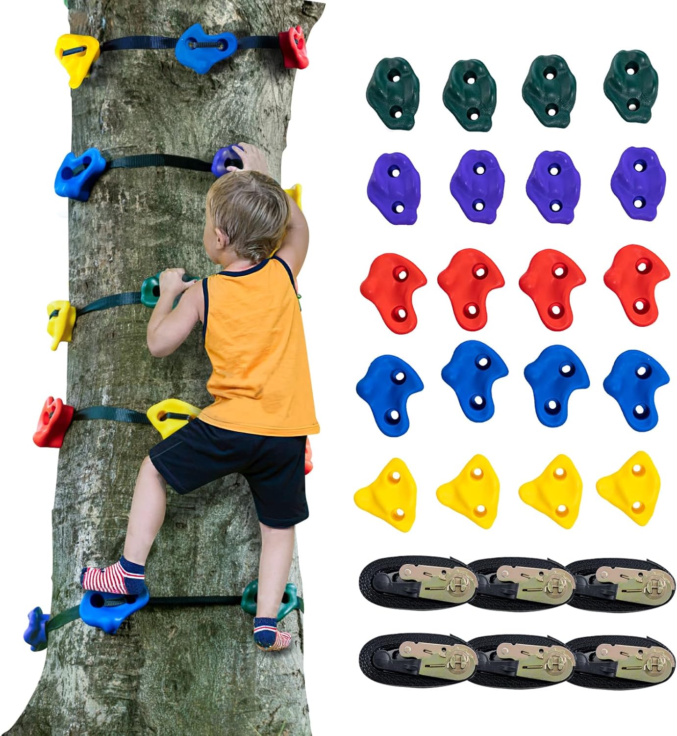 VEVOR Ninja Tree Climbing Kit for Outdoor Fun and Training