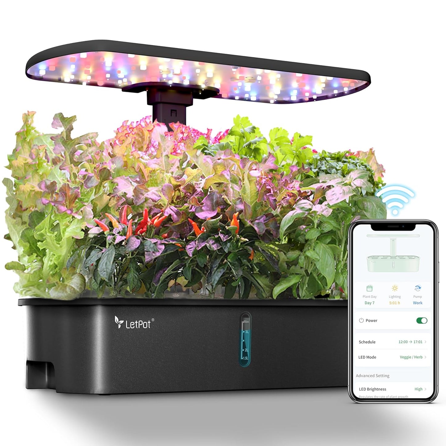 LETPOT Hydroponics Growing System Kit for Indoor Gardening