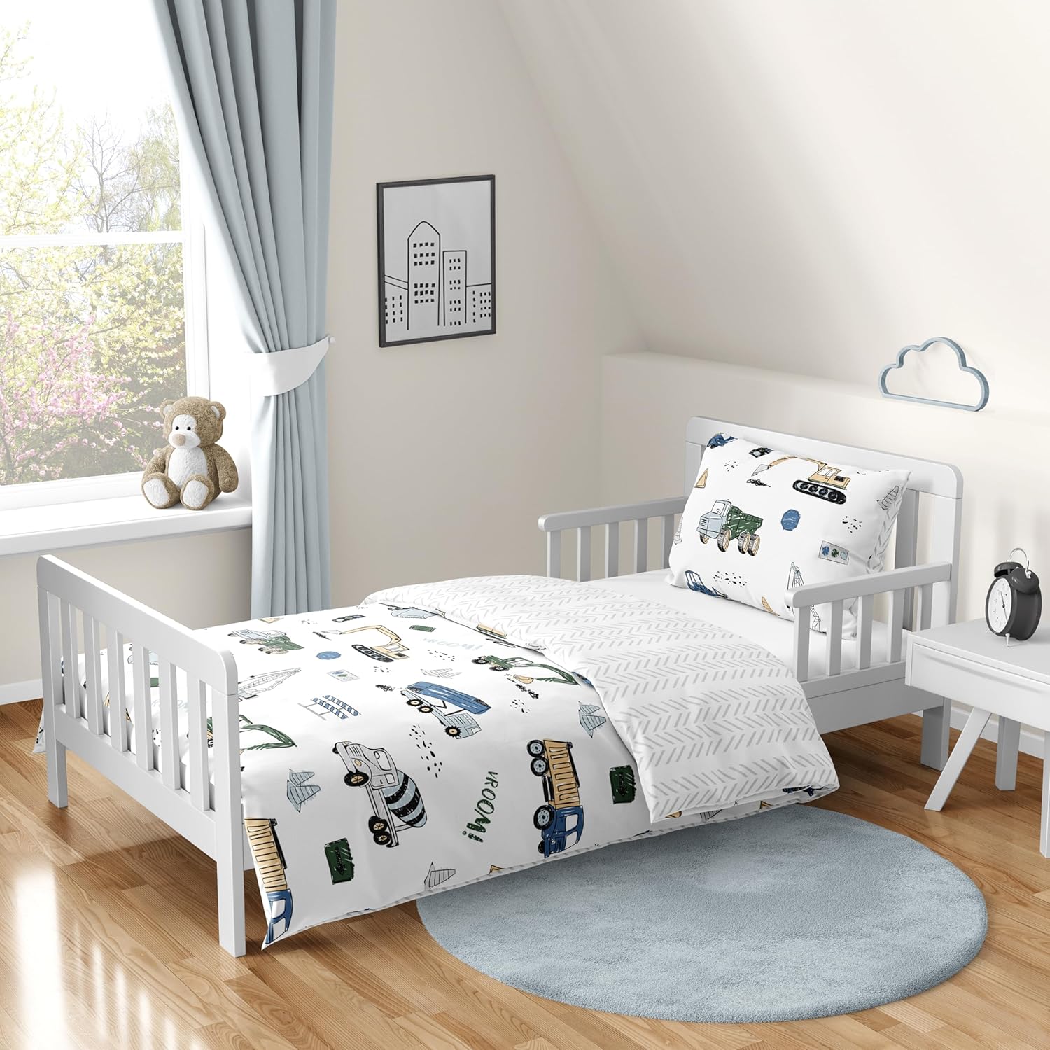 Construction Truck Toddler Bedding Set by Sweet Jojo Designs