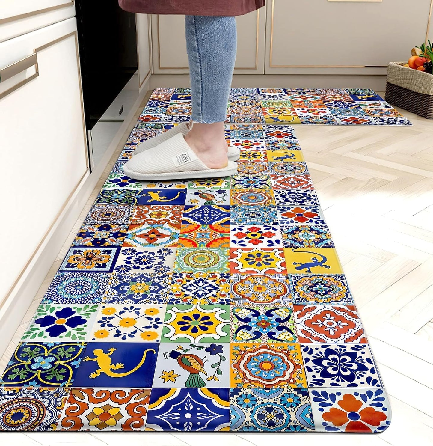 Boho Kitchen Rugs Set 2 Pieces for Comfort and Style