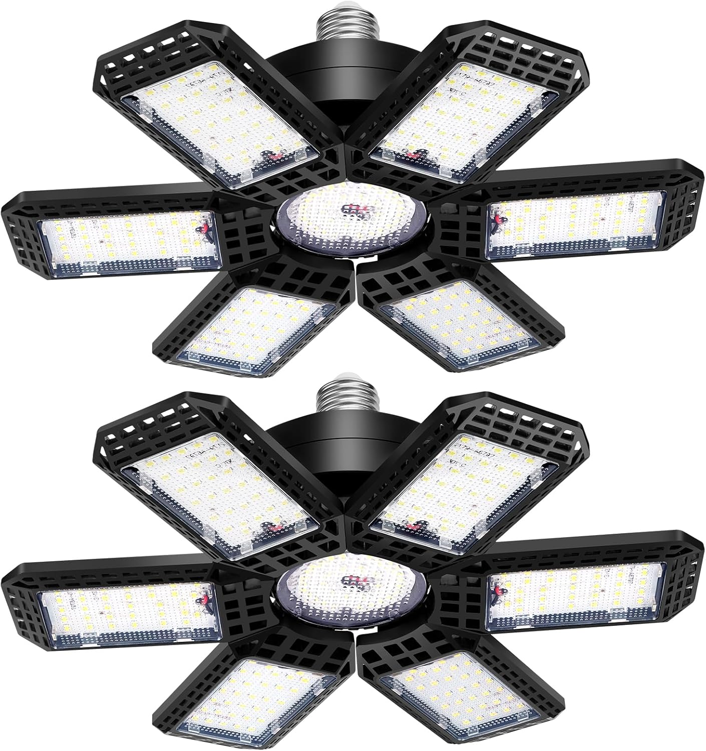 200W 20000LM LED Garage Light with Deformable Panels for Brightness
