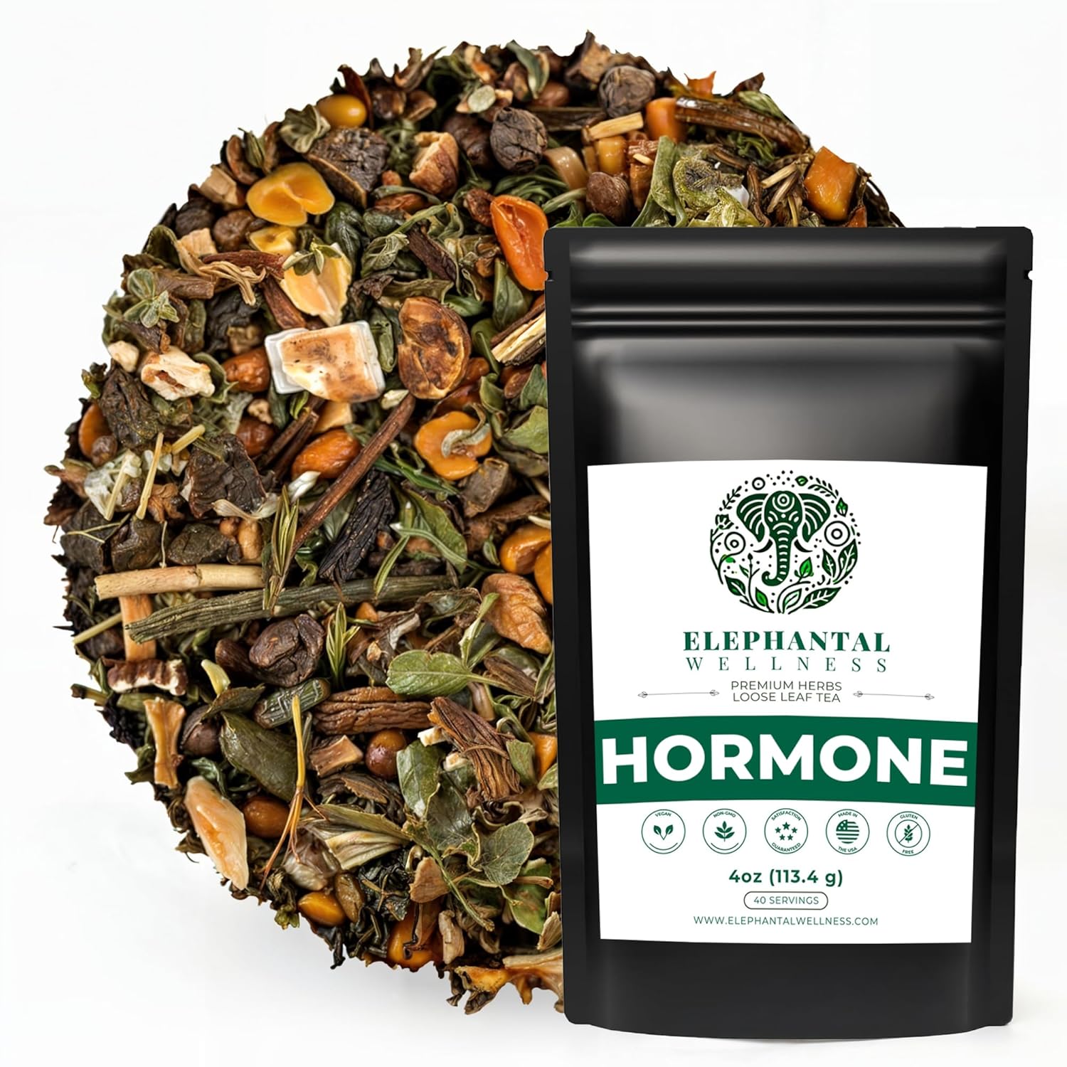 Premium Hormone Herbal Tea for PCOS & Hormonal Balance Support