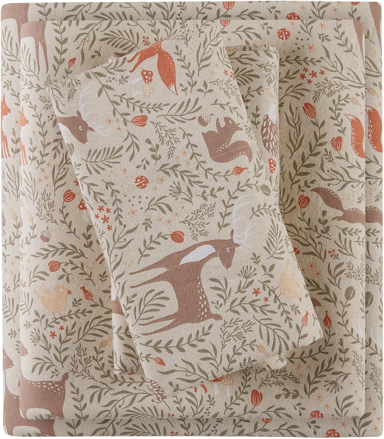 Comfort Spaces Cotton Flannel Sheets Set for Cozy Sleep