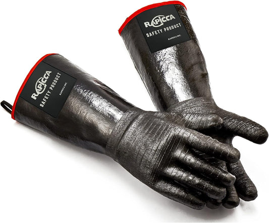 Heat Resistant BBQ Grill Gloves for Smoking and Cooking