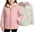 DKNY Reversible Girls Winter Coat - Heavyweight Quilted (Style 73Z8)