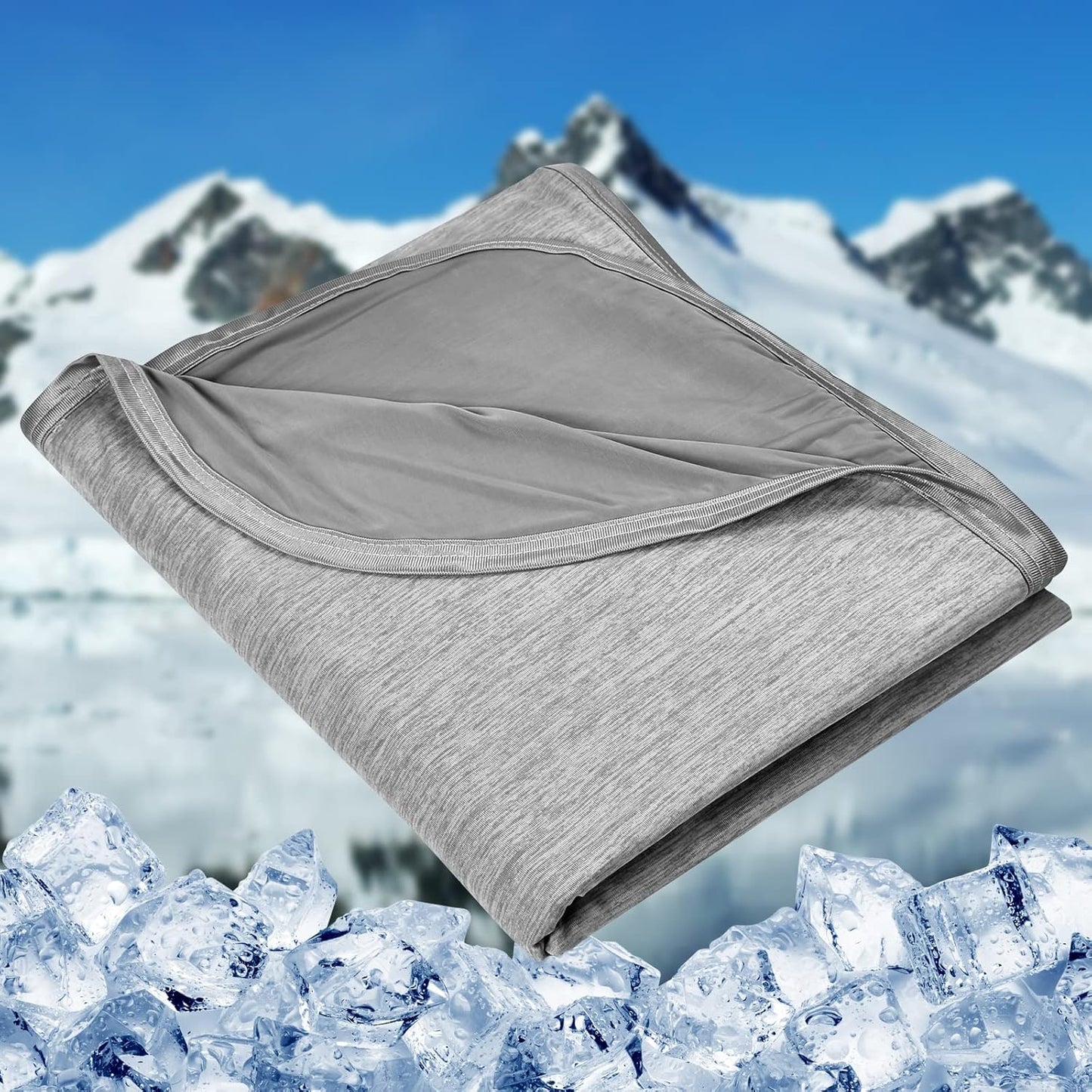 HOMFINE Cooling Blankets for Hot Sleepers - Lightweight Soft Design