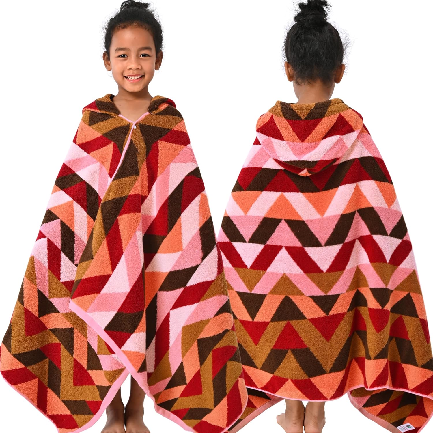 VOOVA & MOVAS Toddler Bath Towels for Kids 3-10 Years Old