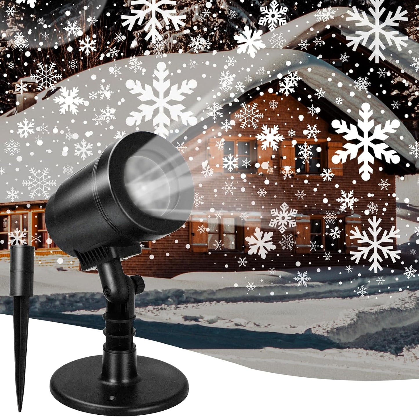 Snowflake Christmas Projector Lights - Transform Any Space! SUJOLS