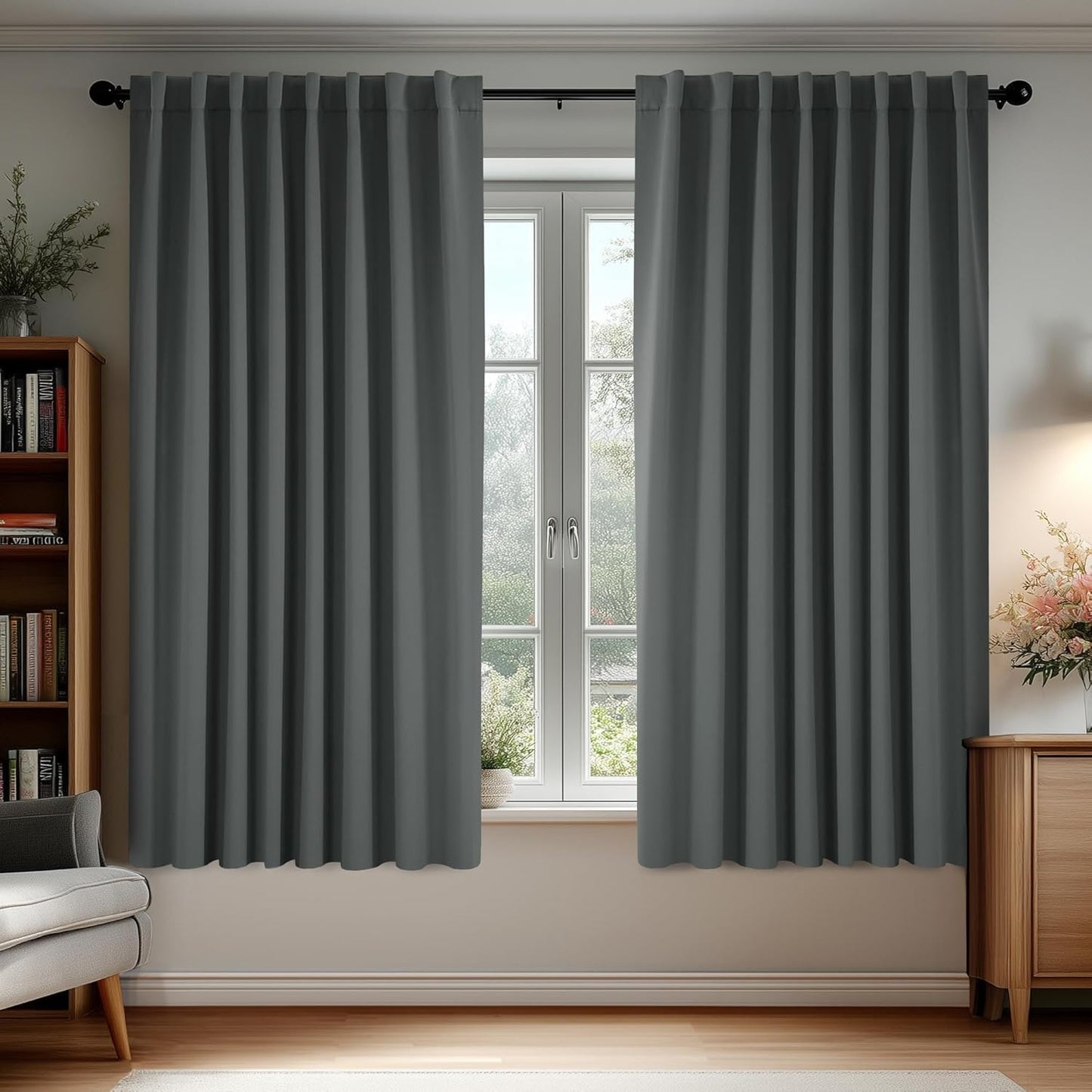 Deconovo Blackout Curtains for Bedroom and Living Room Use