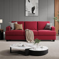 89 Inch Sofa with Extra Deep Seats Oversize 3-Seater - Modern Comfort