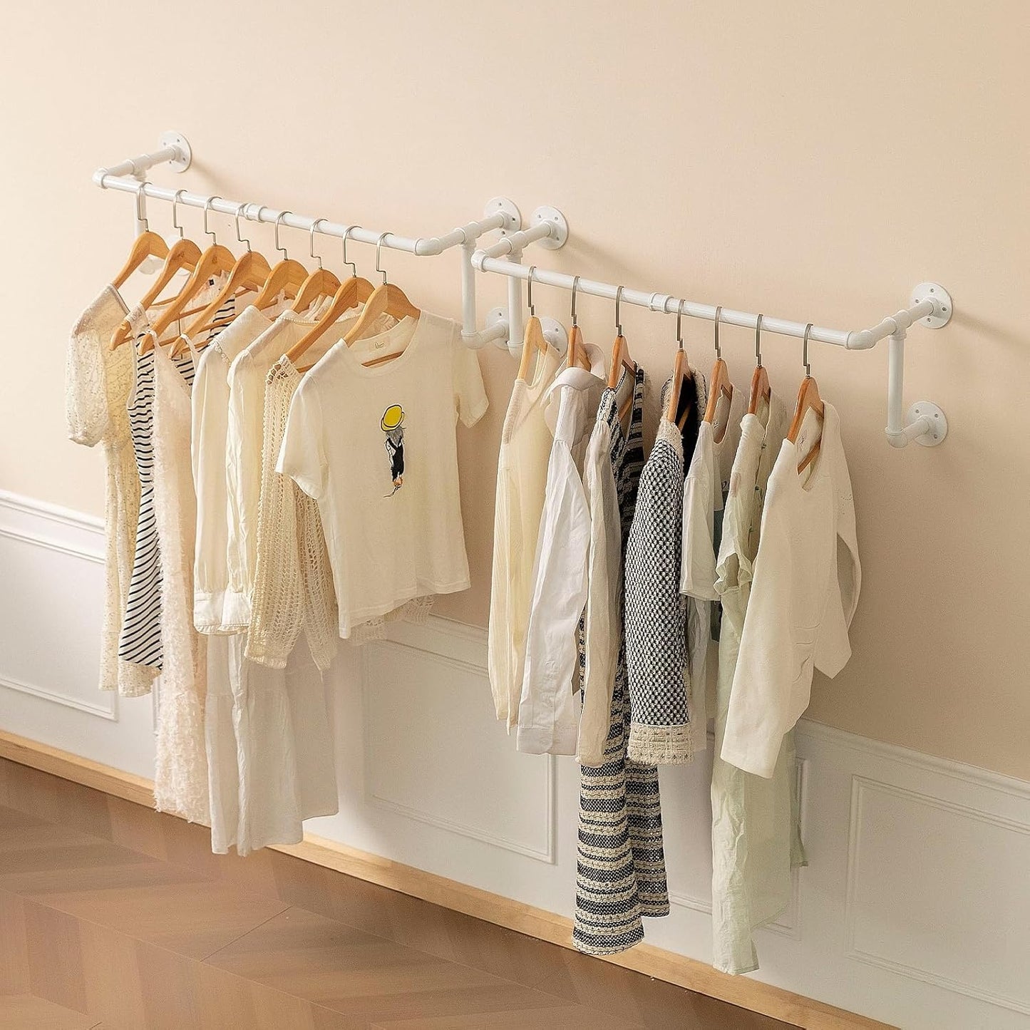 Industrial Pipe Clothing Racks for Stylish Home Organization
