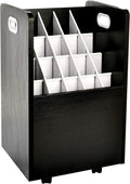 Adir Blue Print Storage Organizer - Mobile Roll File Cart (20 Slots)
