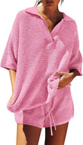 Tankaneo Womens Sweater Set 2 Piece Lounge Set - Cozy (Style M1HT)