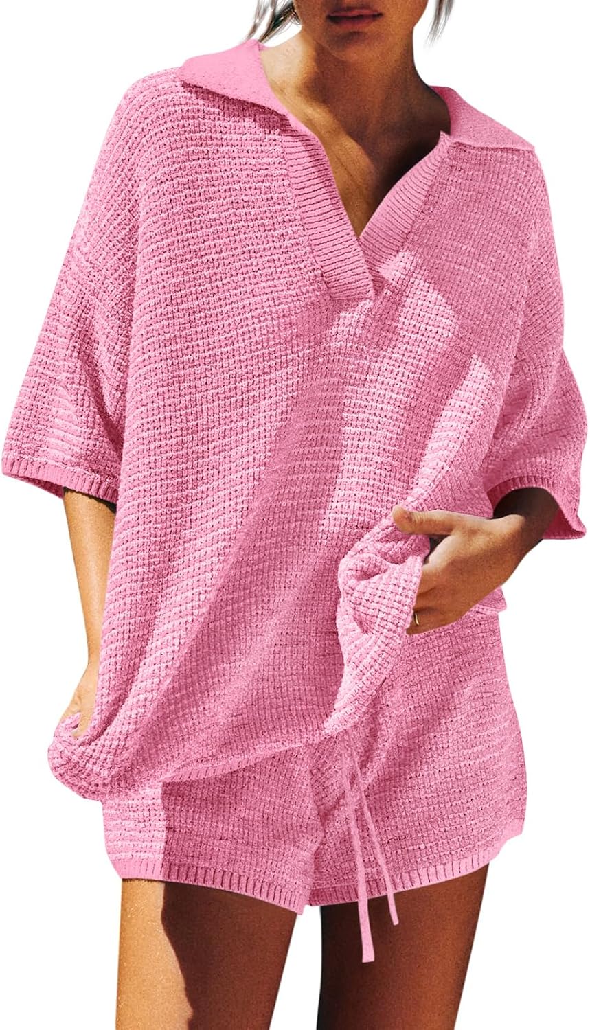 Tankaneo Womens Sweater Set 2 Piece Outfits for Comfort