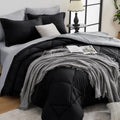 HEVUMYI King Comforter Set - Ultra Soft 7-Piece All-Season Bed in