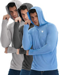 TELALEO Men's UPF 50+ Sun Protection Hoodie - Lightweight Comfort