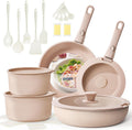 Ganiza 27pcs Nonstick Cookware Set - Space-Saving Detachable Handles