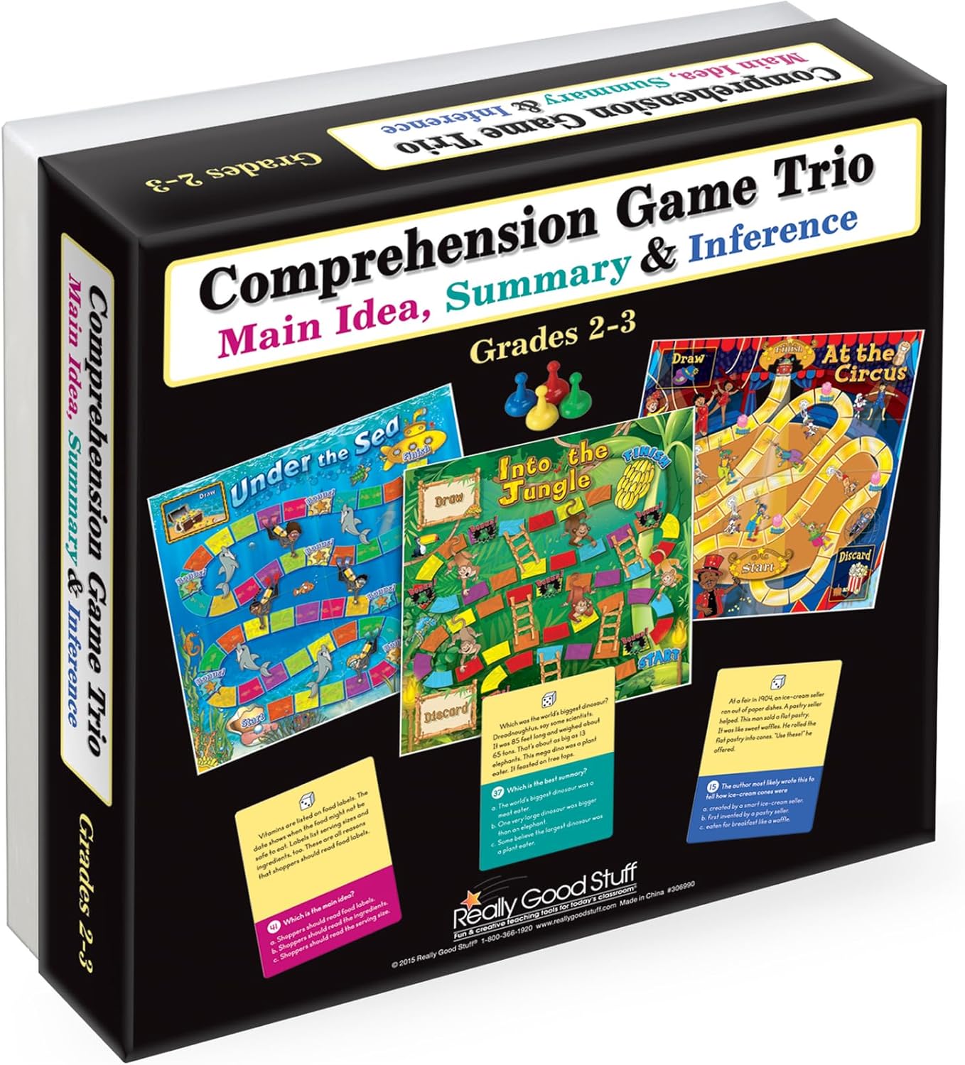 Reading Comprehension Game Trio for Grades 2-3 - Engaging Fun