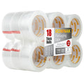 Clear Packing Tape 18 Rolls 2.0mil Thick - Heavy Duty Shipping Tape