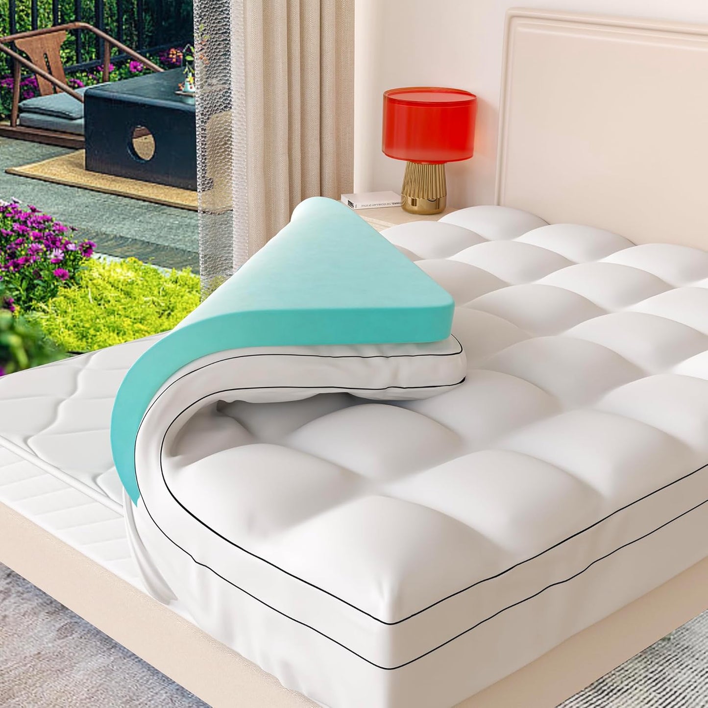 Memory Foam Mattress Topper King Size for Ultimate Comfort