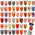 100PCS Dog Bandanas Fall Bulk Pumpkin Leaves Autumn Pattern - Great