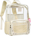 Clear Backpack 15.6 in Heavy Duty Transparent Laptop Daypack - Stadium