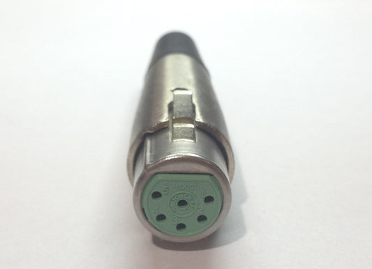 XLR Connectors 6 PIN FEMALE RECEPT for Reliable Audio Connections