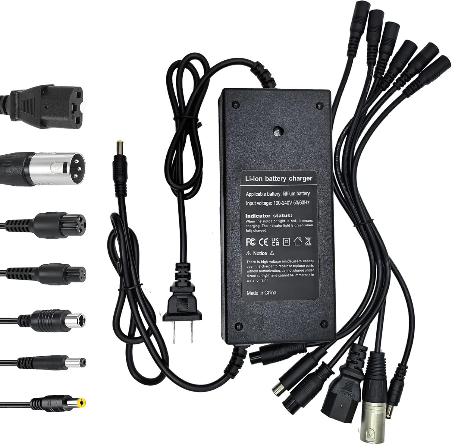 54.6V 3A Universal Charger for 48V Li-ion Battery Packs