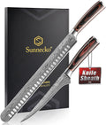 Sunnecko Professional BBQ Carving Knife Set - Precise Meat Slicing