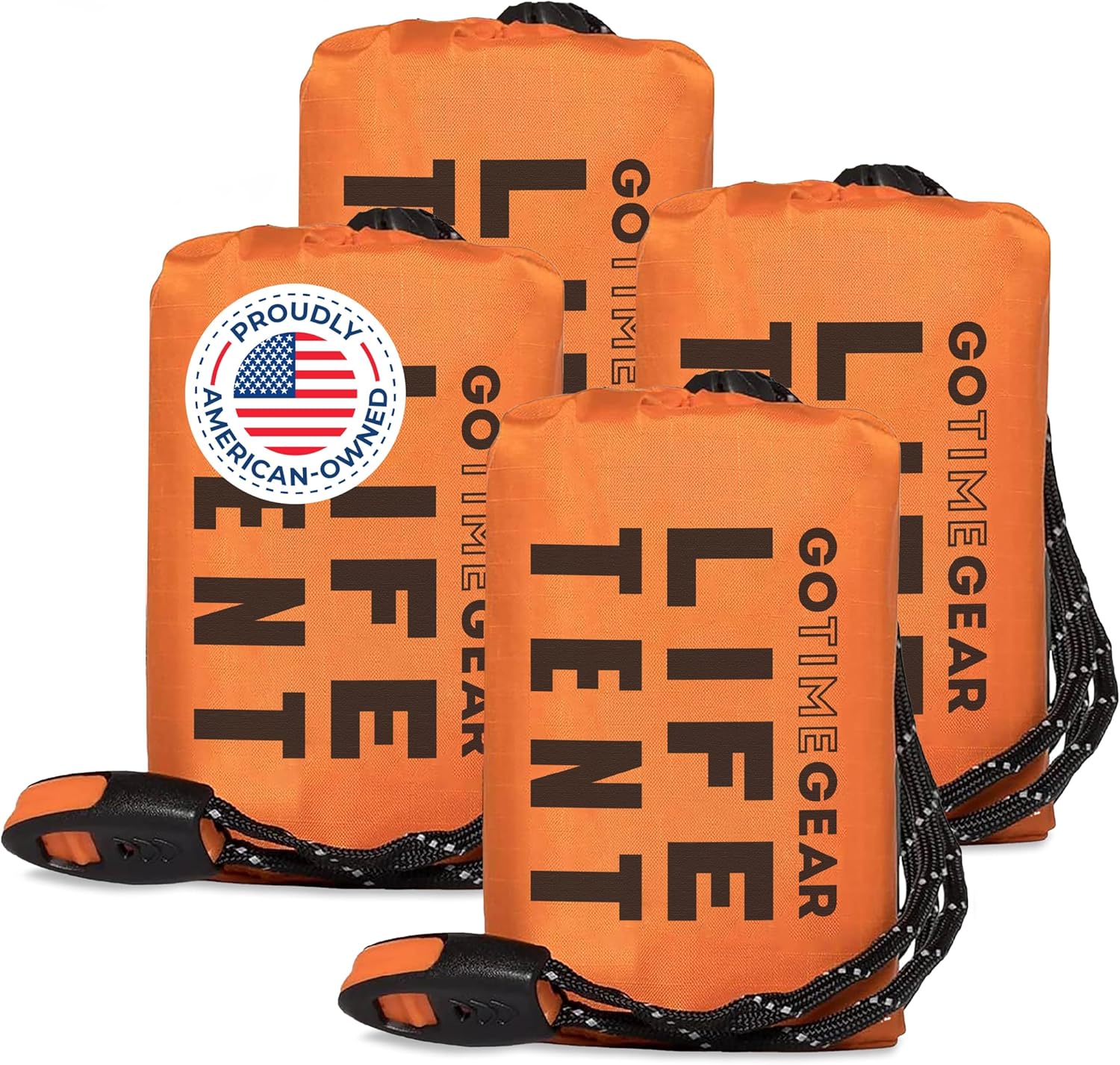 Go Time Gear Survival Life Tent for Camping and Hiking Needs
