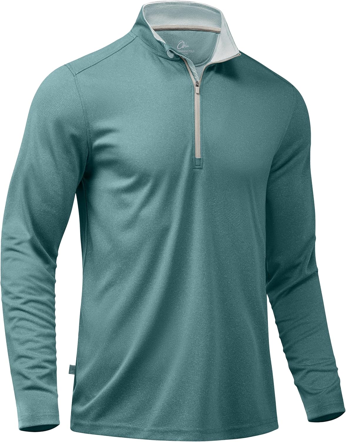 Obla Golf Quarter Zip Pullover for Men with Sun Protection