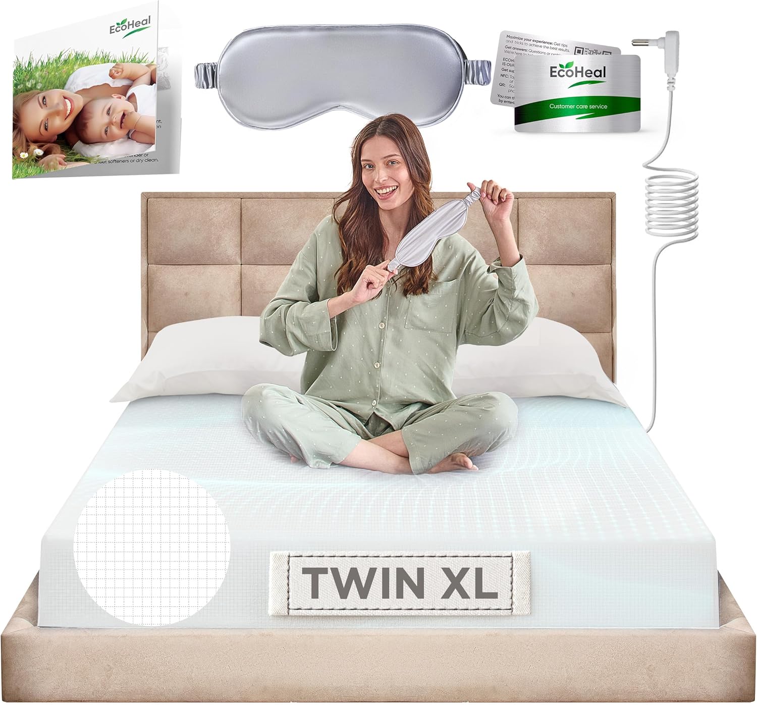 Earth Grounding Sheets Twin XL Size for Better Sleep Quality