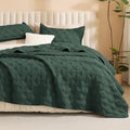Oversized King Quilt Bedding Set Forest Green - 3 Piece King Quilt