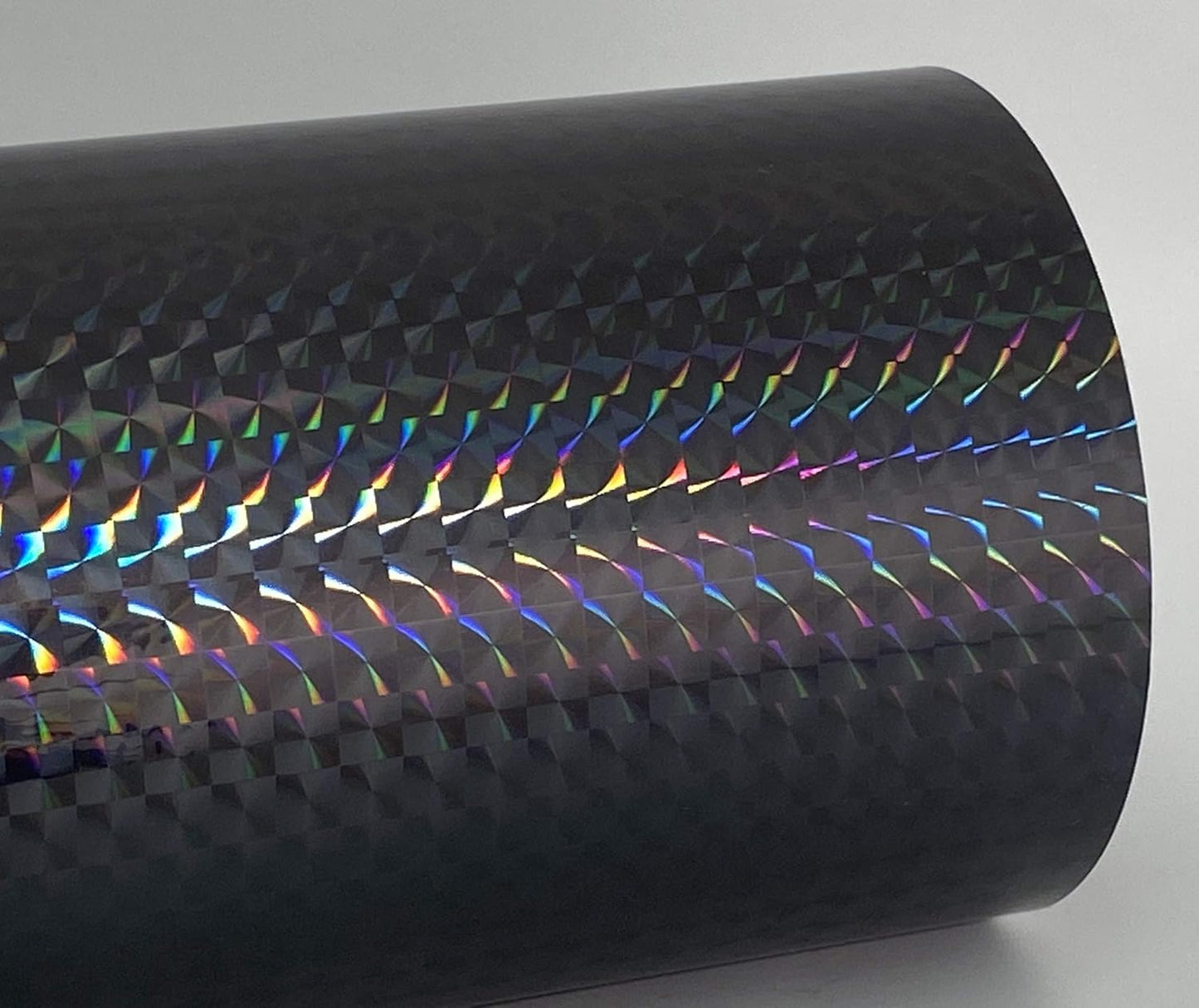 Roll of Prism Sign Vinyl Holographic 1/4ft' Mosaic Self-Adhesive