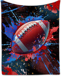 Football Blanket Gifts - Lightweight Soft Sports Throw for Bed