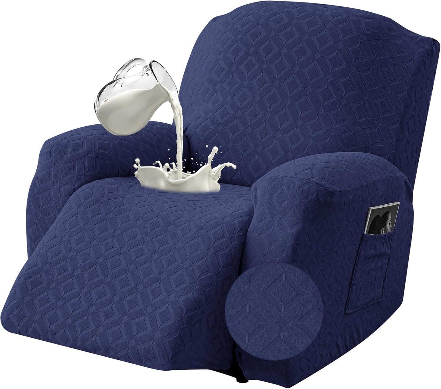 Gennia Waterproof Recliner Chair Cover for Pets and Kids